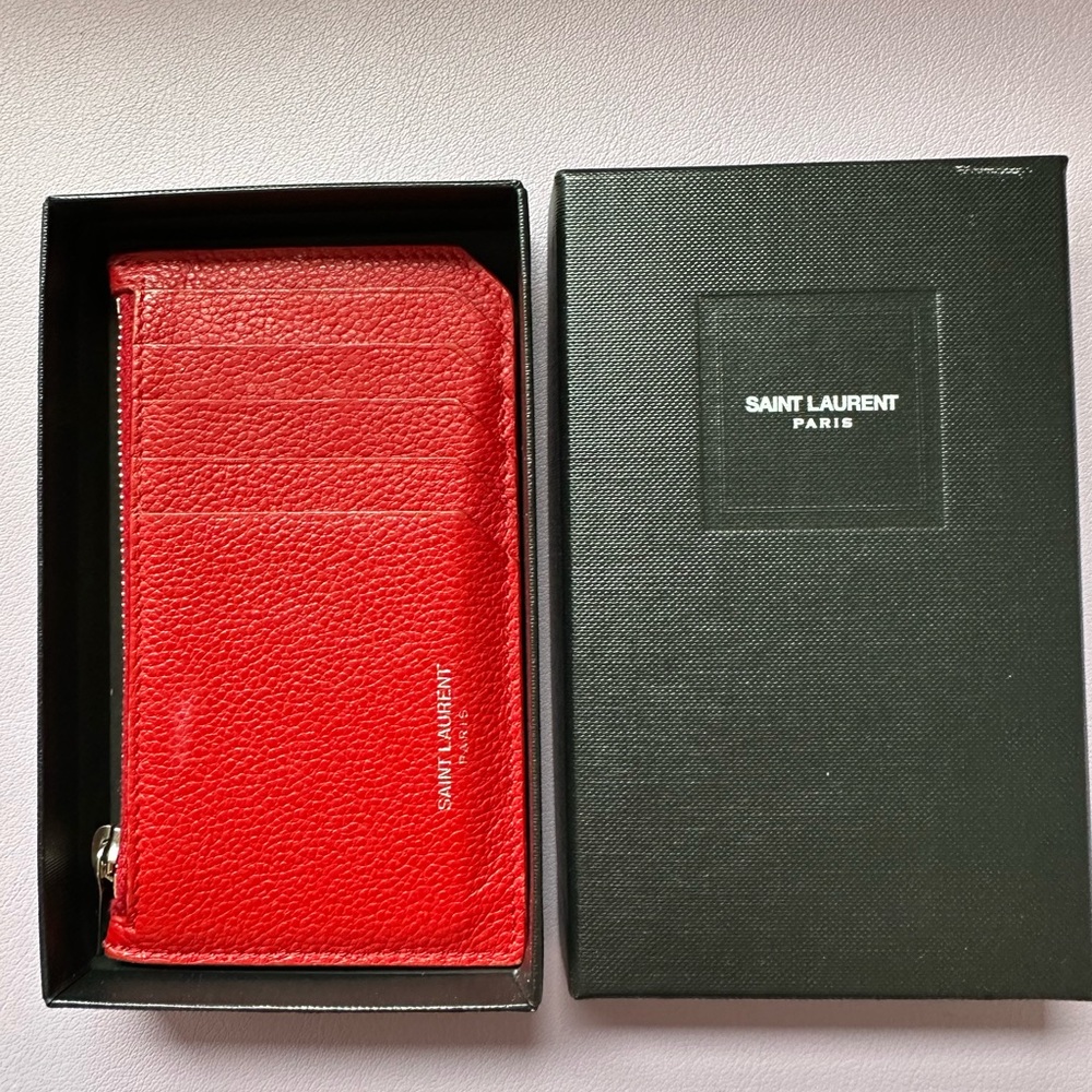 YSL Red Card holder